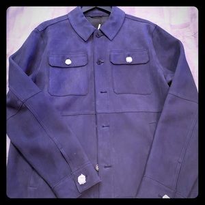 Brand New MK Men's Suede Trucker jacket'